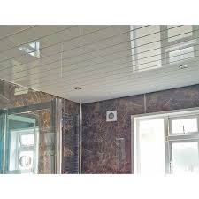 bathroom ceiling cladding panels white