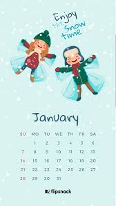 january 2018 calendar wallpaper for
