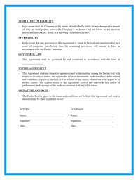 free internship contract template