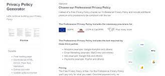 privacy policy generators of 2023
