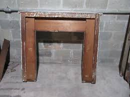 Antique Fireplace Mantel With Columns