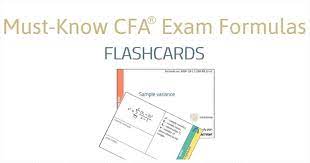 flashcards for busy cfa candidates