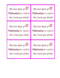 And we have proof right here! Valentine S Day Crush Bottle Tags By Fearless 5th Grade Tpt