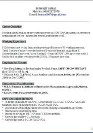 Sap Resumes For Experienced Abap Resume Experience Mmventures Co