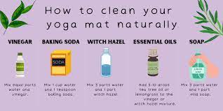 6 ways to clean your yoga mat naturally