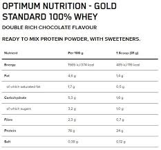 optimum nutrition gold standard 100
