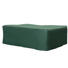 Green Polyester Patio Furniture Cover