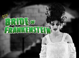diy bride of frankenstein costume and