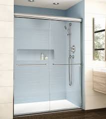 semi frameless shower doors