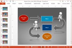 animated diagram flow chart powerpoint