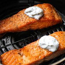 perfect air fryer salmon fillets video