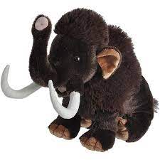 plush stuffed woolly mammoth