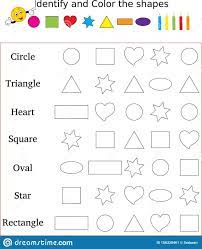Esl printable shapes vocabulary worksheets, picture dictionaries, matching exercises, word search and crossword puzzles, missing letters in words and unscramble the words exercises, multiple. Identify And Color The Correct Shape Worksheet Stock Image Preschool Shapes Worksheets Preschool Shapes Worksheets Worksheets Free Printable Christmas Activities For Children Math Geometry Problems With Solutions Math Sketching Graphs Multi Digit