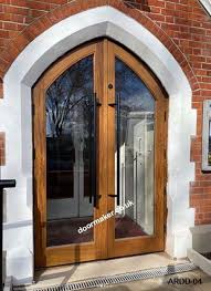Oak Arched Double Doors