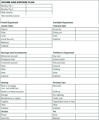Financial Planning Worksheet Excel Personal Financial Planning