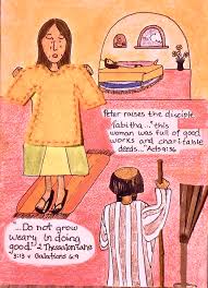 From what's in the bible? Dorcas Aunties Bible Lessons