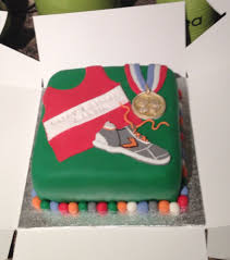 40th birthday cake decorating ideas. Birthday Cake For A Runner Running Cake Cake Mint Chocolate Cake