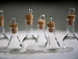 Small Glass Bottles And Vials Miniature