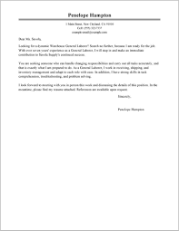 Example Of A Resume Cover Letter General Cover Letter