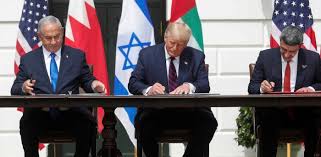 Speaking of the new relationship, the i have called for this for a very long time, i mean years, to communicate with israel, for israel to. Israel Uae Bahrain Sign Historic Donald Trump Brokered Accords Deccan Herald