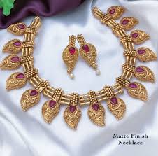 temple choke necklace jewelry set