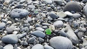Sea Glass Searching At East Point Beach