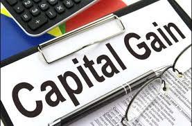 capital gain on transfer of land used