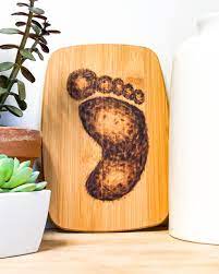 bigfoot cutting board footprint