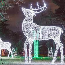 led outdoor large reindeer