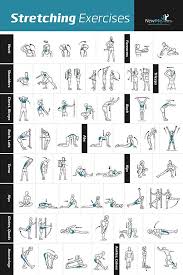 Fx155 6 Pcs Set Barbell Dumbbell Workout Stretching Muscle Exercises Body Gym Chart Poster Art Silk Canvas Room Wall Print Decor