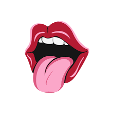 tongue sticking out cartoon image