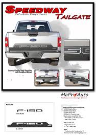 Details About 2018 Ford F 150 Tailgate Blackout Decal Text Inlays Vinyl Graphics 3m Stripes