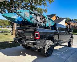 kayak racks on truck cover renegade