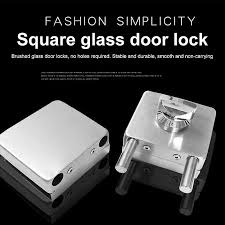Stainless Steel 10 12mm Glass Door Lock