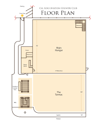 floor plan cal aero events