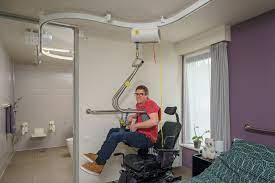 ceiling track rails disabled patient