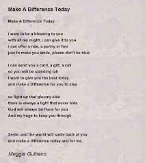 difference today poem by meggie gultiano