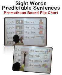 Sight Words Predictable Sentences Flip Chart A Teacher In