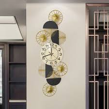 Large Metal Wall Clock Decor Homary