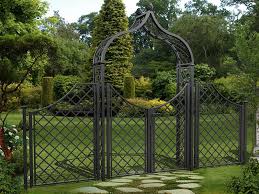 brighton garden arch with gate and side