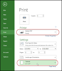 Microsoft Project Print To Pdf Options Explored