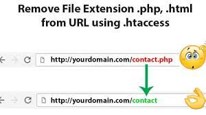 how to remove php from url in apache