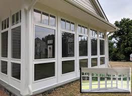 Open decks and porches can be modified and enclosed with fixed or motorized screening systems. Porches Vixen Hill