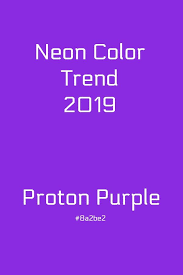 proton purple pantone color neon