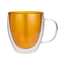 Habitat Double Walled Coffee Cup Amber