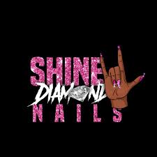 shine diamond nails