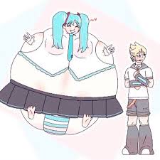Wonderfully round woman and plump power girl. Bloated Miku Home Facebook