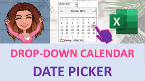 an excel date picker calendar in a cell