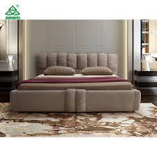 plywood double bed designs soft fabric