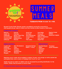 bcps summer meals program city of